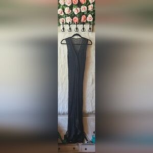 Alexandra Bartlett Lace Noir Knit Duster Vest